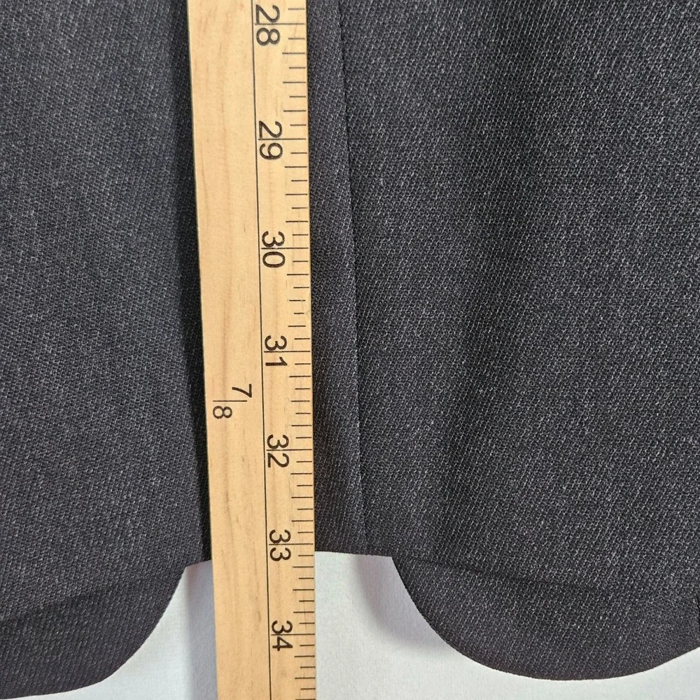 Ted Baker Blazer Mens 48L Charcoal Grey 3-Button Wool Sport Coat USA Made Preppy